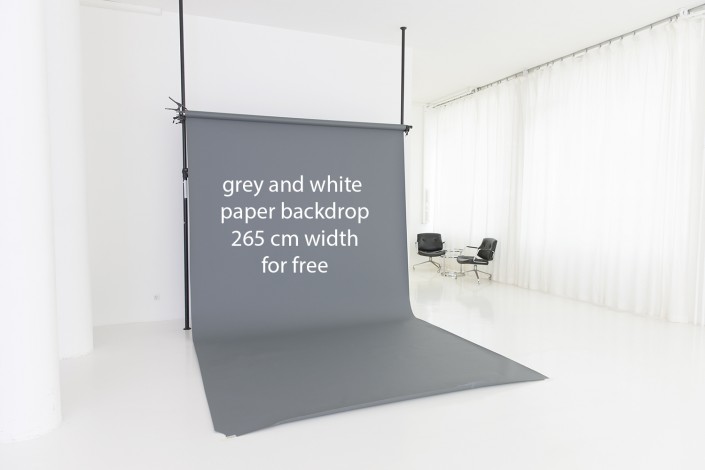 Backdrop | Hohlkehle Paper Backdrop|Hohlkehle Mietstudio München